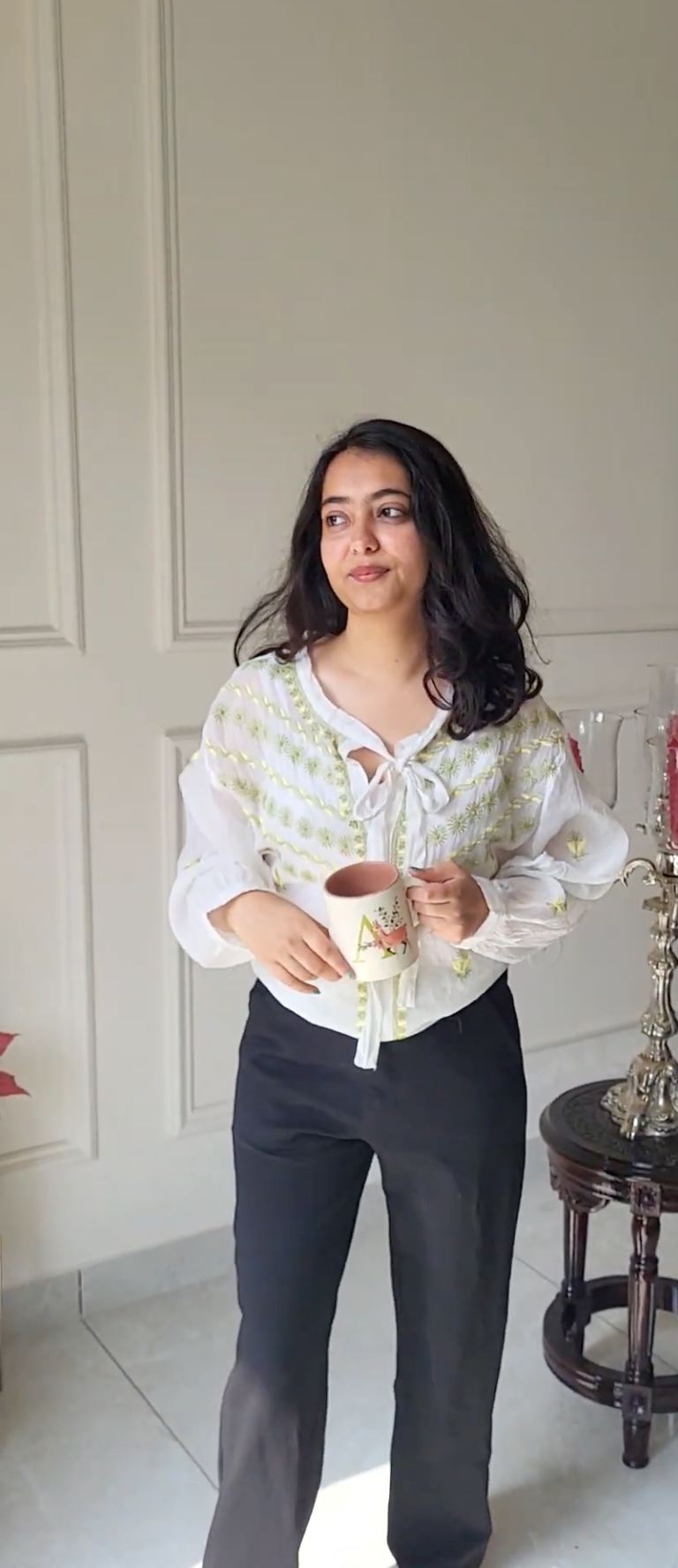 Mulmul Bow Shirt