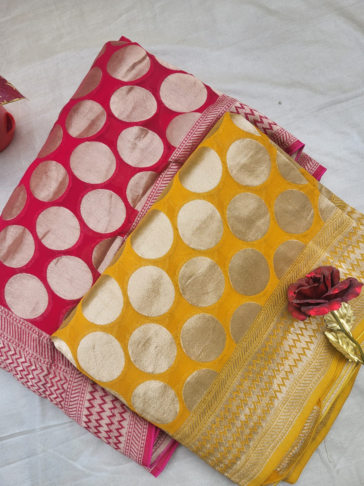 Khaddi Georgette Saree